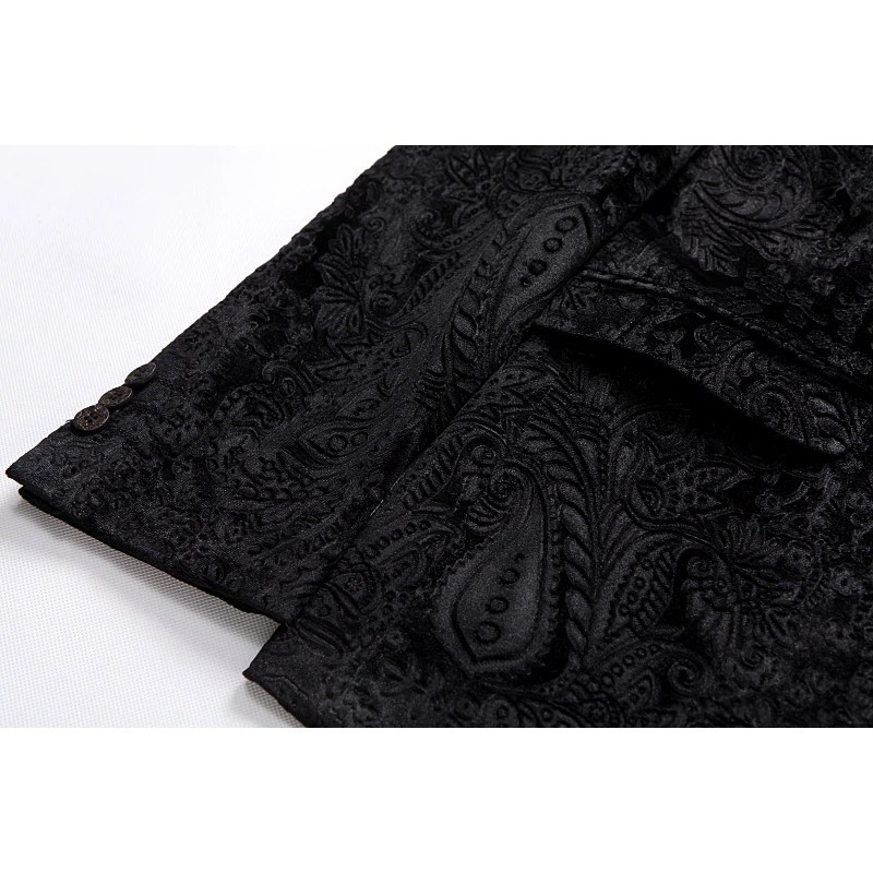 

Luxury Show Dress Banquet Party Formal Mens Suit Jacket High-end Brand Boutique Fashion Casual Business Male Blazer Black
