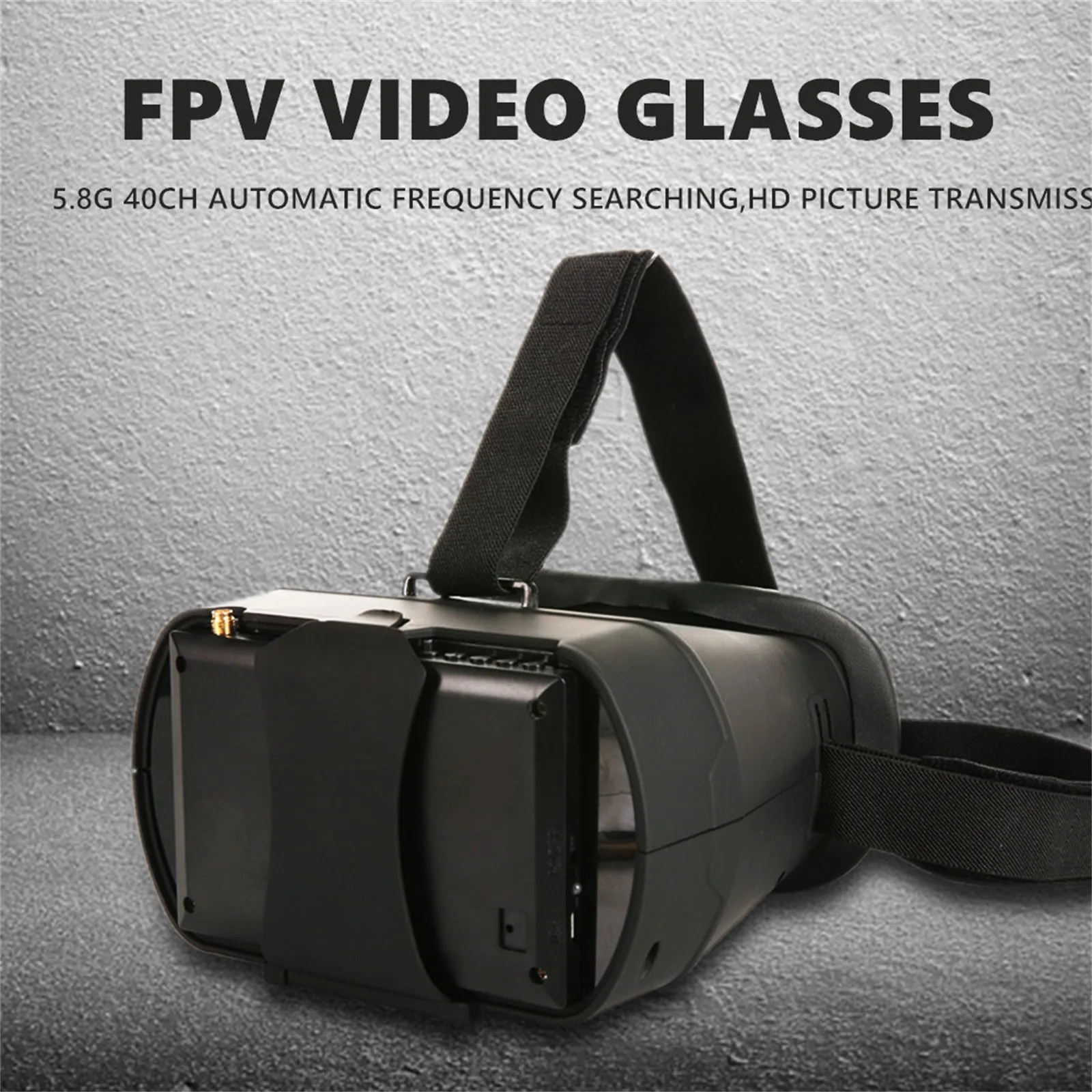 

5.8GHZ 40CH FPV Goggles 4.3 Inch Lcd Display Receiver For Rc FPV Racing Drone 100% Brand New And High Quality Drone Accessories