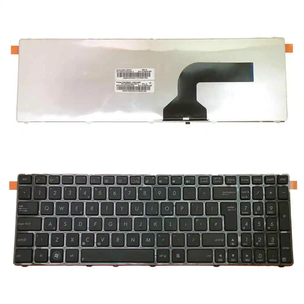 Клавиатура для ноутбука ASUS K53 X55A X52F X52D X52DR X52DY X52J X52JB X52JR X55 X55C X55U K73B NJ2 K54C K54L черная