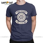 Мужская футболка SPW Speed Wagon Foundation Jojos Bizarre Adventure, новинка, топы с коротким рукавом и круглым вырезом, хлопковая футболка, размера плюс