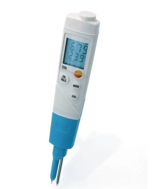 Прибор для измерения PH Testo 206 PH2 тестер жидкостей 0563 2062|ph meter|ph meter testerph tester |