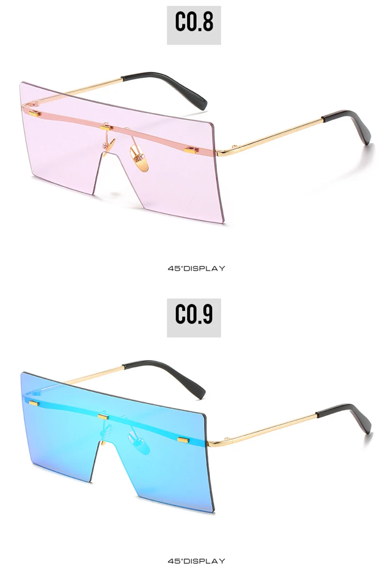 

News Fashion Sun Glasses Traveling Style 1Pcs Multi-color Classic Retro Rimless Sunglasses Women's Sunglasses Lady Heart Glasses