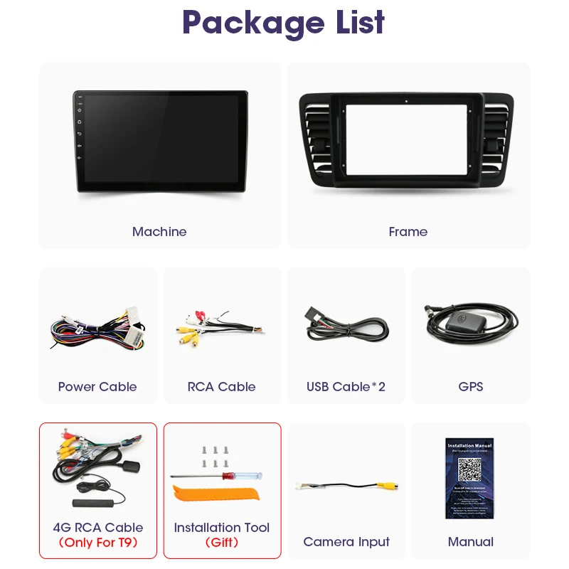 JMCQ 2Din 2 + 32 Android 10 4G WiFi Автомобильный Радио Мультимедийный видео плеер для Subaru Outback 3