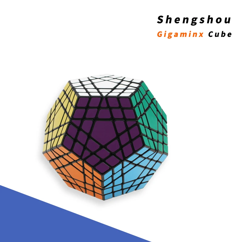 Волшебный куб SengSo Shengshou Gigaminx пазл черно-белые игрушки для обучения и Магический