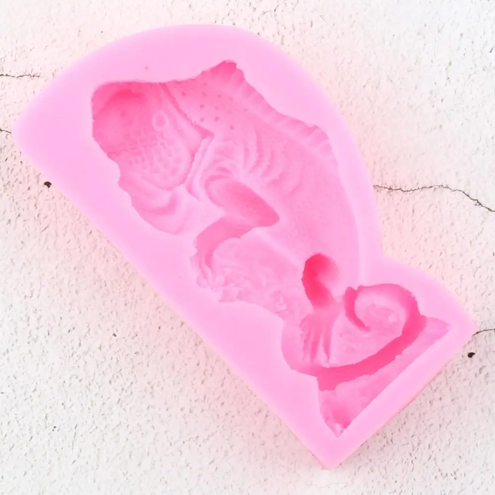 Large Lizard Silicone Molds Polymer Clay Soap Mold Lguana Fondant DIY Cake Decorating Tools Candy Chocolate Gumpaste Mould | Дом и сад