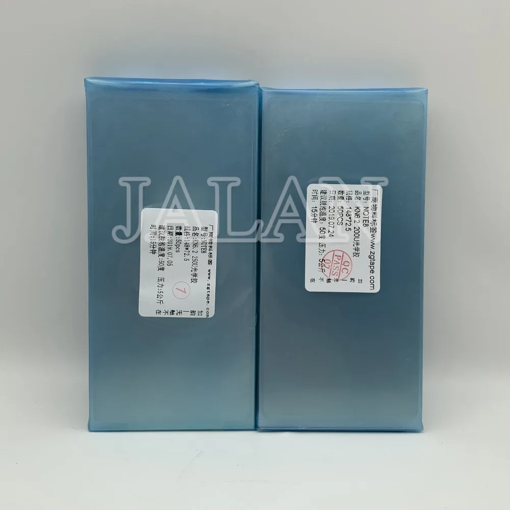 125 мкм Гибридный OCA клей для samsung S6 edge to s9 plus iphone X lcd OCA ремонт samsung all edge kawin KN 6,2 мкФ гибридная OCA пленка