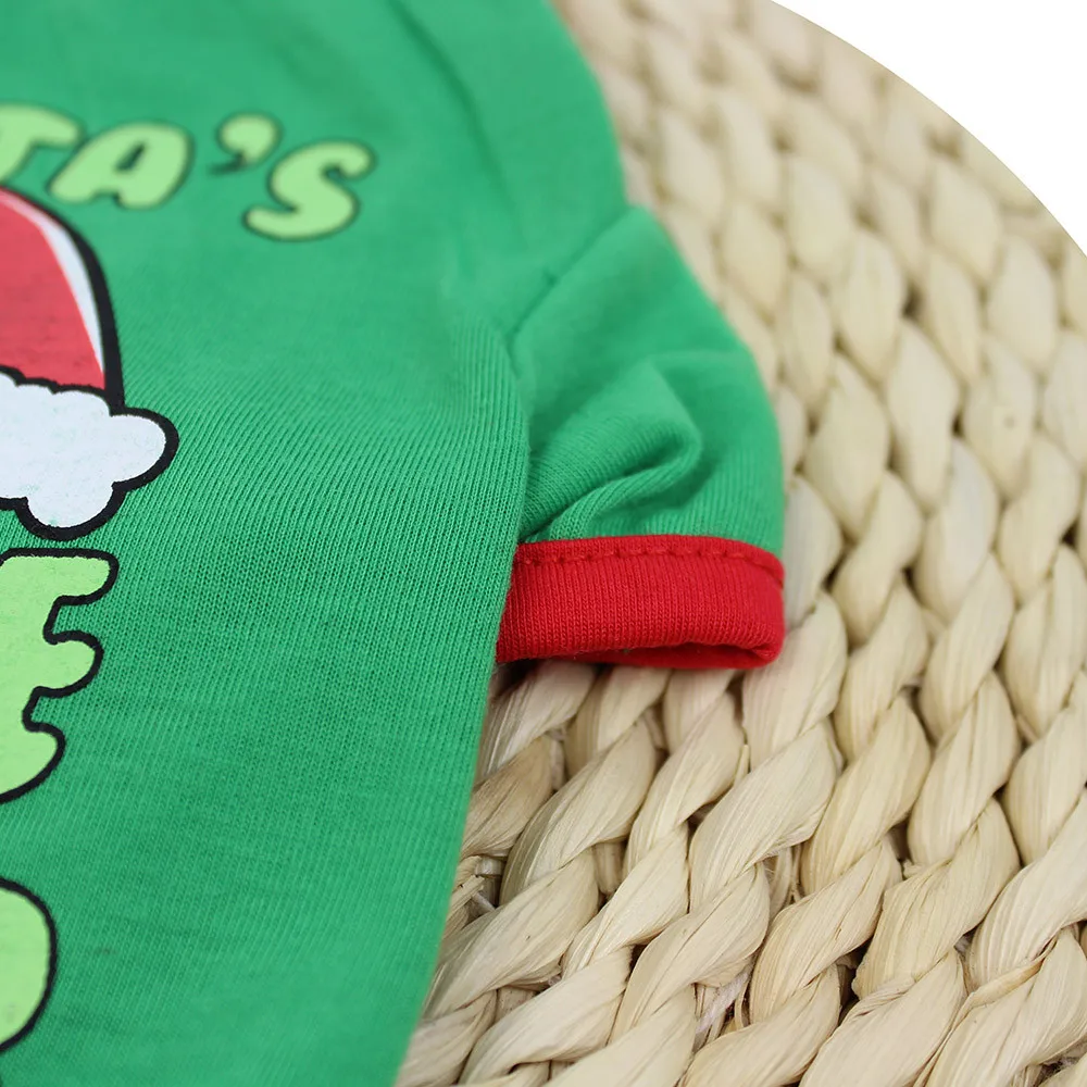 Pet Dog Clothes Christmas Costume Cute Cartoon Clothes For Small Dog Cloth Christmas Clothing Polyester T shirt Puppy Costume