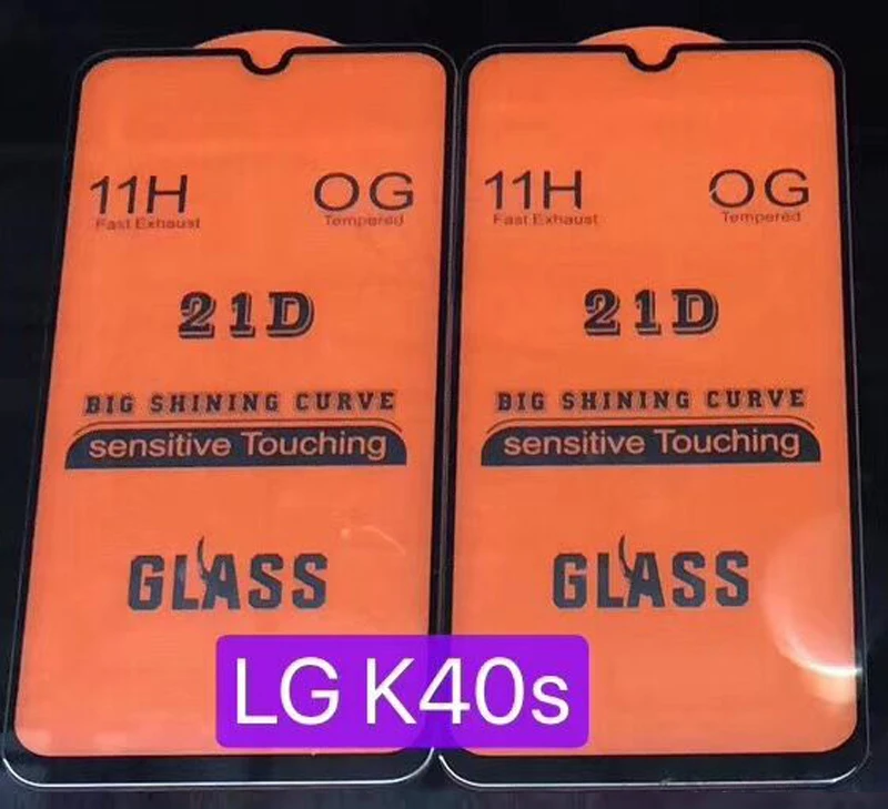 3D полный Клей закаленное стекло для LG K40S полное покрытие экрана Защитная пленка