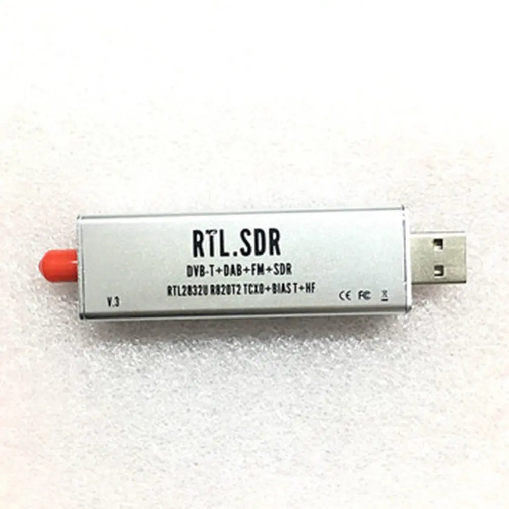 RTL-SDR блог V3 RTL2832U 1PPM TCXO HF BiasT SMA программный алюминиевый экранированный Чехол-тюнер