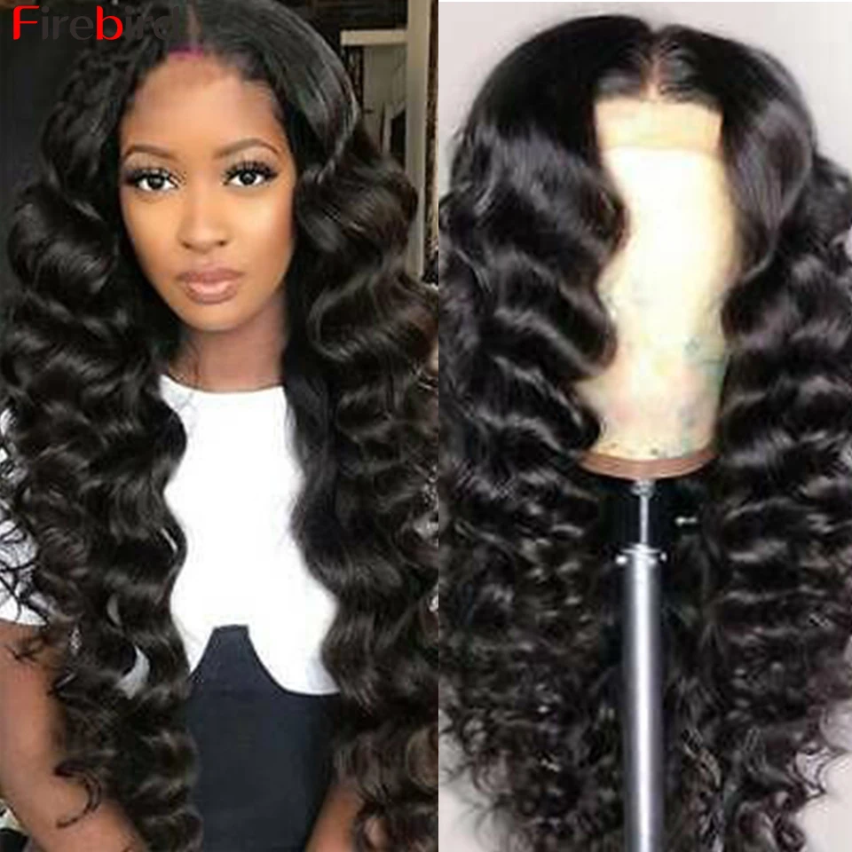 Парик с волнистыми волосами для женщин бразильский свободный передний парик 13x4