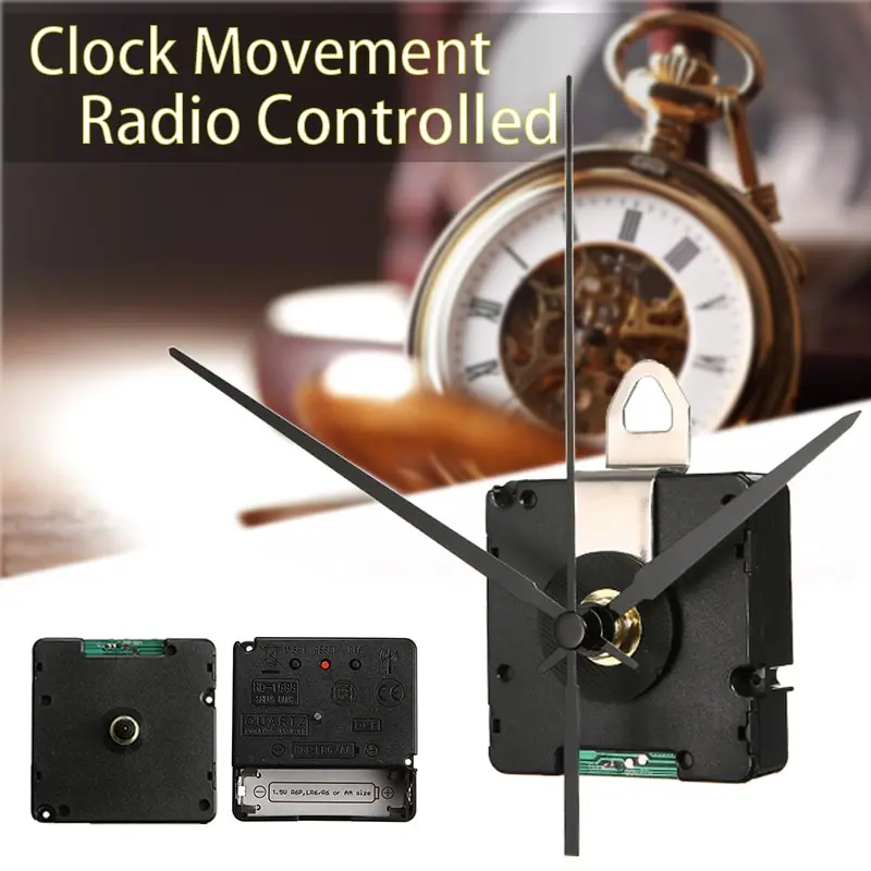 

Radio Controlled Quartz Clock Movement German Wireless Motor Core Plastic Clock Mechanism For DIY Clock Repair Replacement Parts