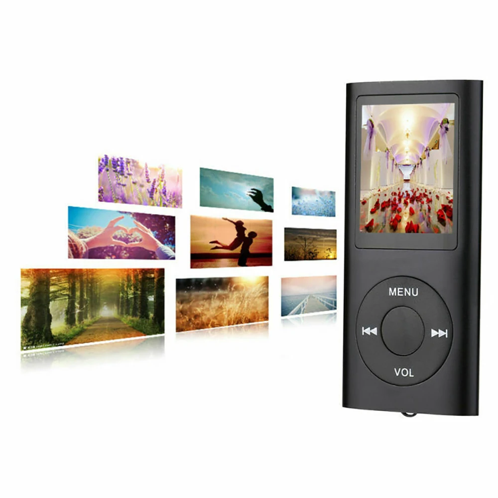 

Classic MP3 MP4 Player with 1.8" LCD HD Video Card Support Various Languages Music Video Media Player FM Radio Built-inMic