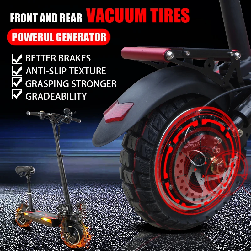 

Adult Electric Scooter 2000W Foldable Hoverboard Cycling Sport Outdoor E-bike Max Speed 60KM/H 10inch Tire Electric Kick Scooter