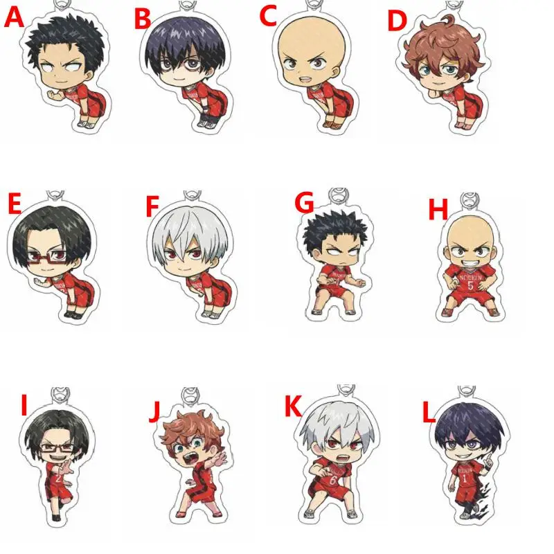 Брелок для ключей с аниме шакунетсу кабадди подвесной акриловый ремешок из