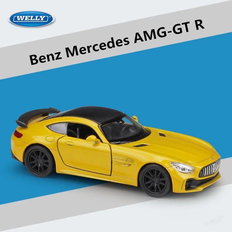 

Модель спортивного автомобиля из сплава в масштабе 1:36 Benzs GT AMG-GTR Coupe, литой металлический игрушечный автомобиль, модель автомобиля, имитация ...