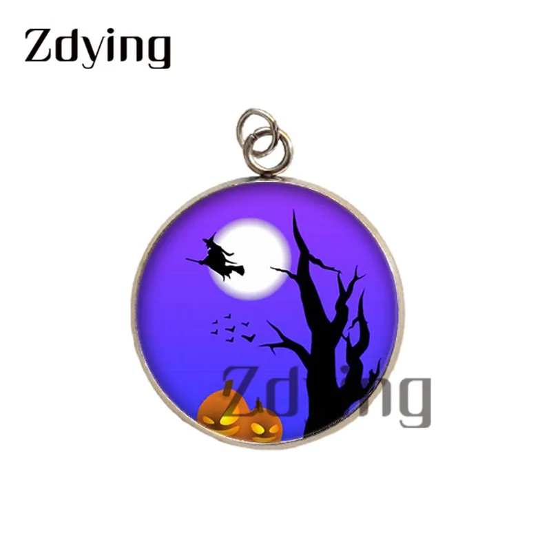 2 шт. круглые стеклянные подвески с изображением животного летучая мышь кошки