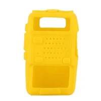 silicone rubber cover case walkie talkie protection cover shell for baofeng uv 5r two way radio f8 uv 5r uv 5re dm 5r
