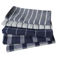 6 pcslot cotton table napkins home kitchen tea tools waffle plaid striped tea towel dish cleaning towels