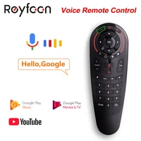 g30 voice remote control air mouse wireless mini kyeboard with ir learning for android tv box pc