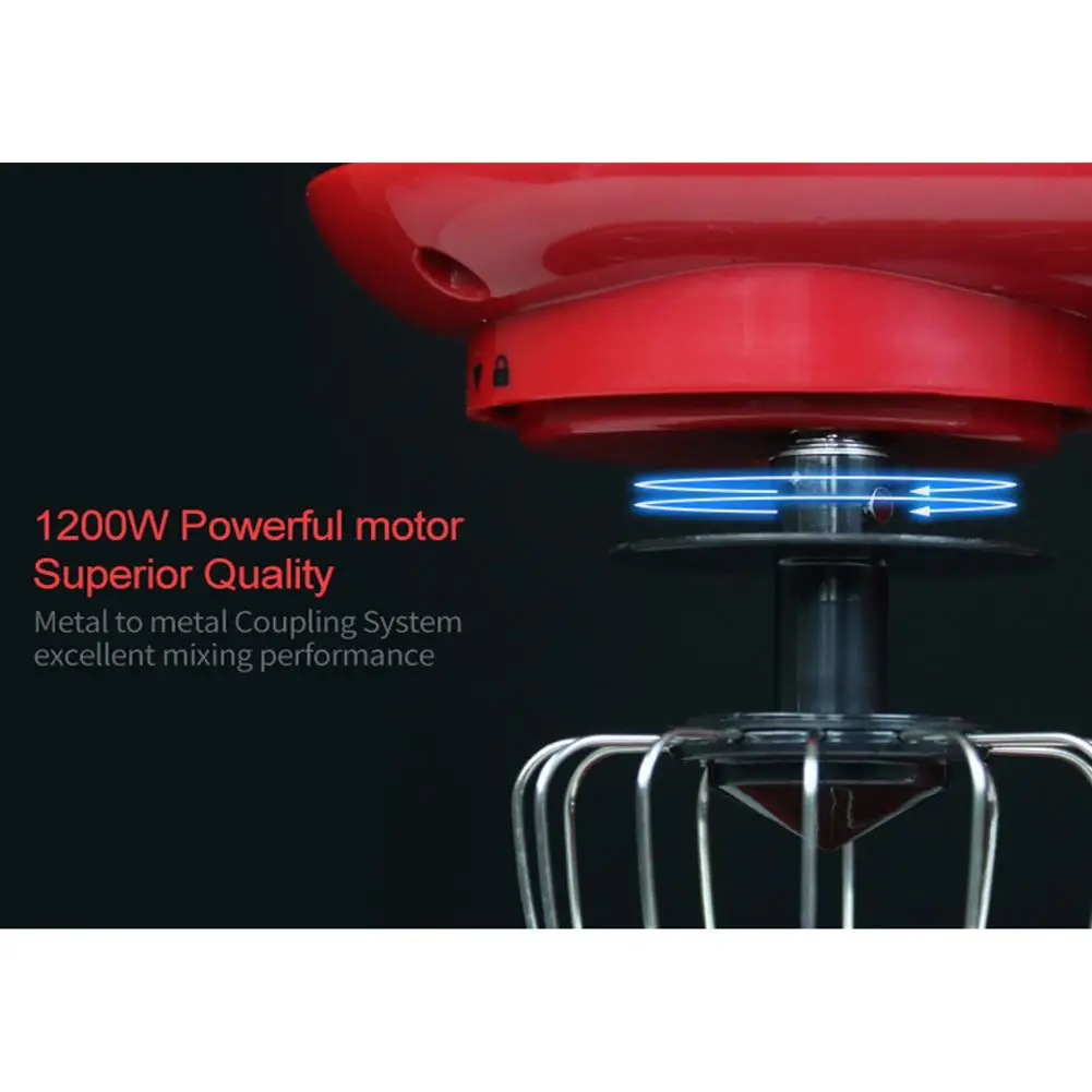 Adoolla 220V 4L чаша из нержавеющей стали 1200W кухонный миксер с подставкой 4L крем яйцо венчик блендер