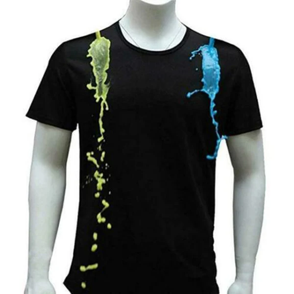 2019 новые мужские однотонные футболки с короткими рукавами не впитывающие воду