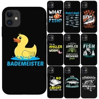 Cartoon Cute Silicone Case For iPhone Max Plus 2020 Duck Fish Worm Soft Cover For iPhone Pro Max