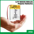 Литий-полимерный литий-полимерный аккумулятор для bluetooth динамика MP5, GPS, DVD, PDA, 800 мАч, 3,7