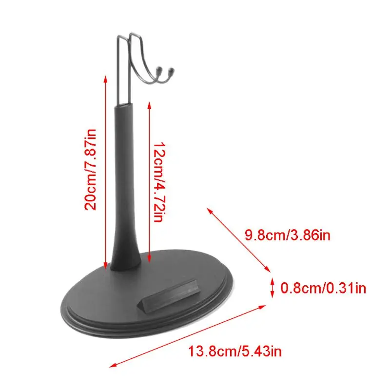 

U Type1/6 Scale Action Figure Base Display Stand 5 pack Doll Models holders