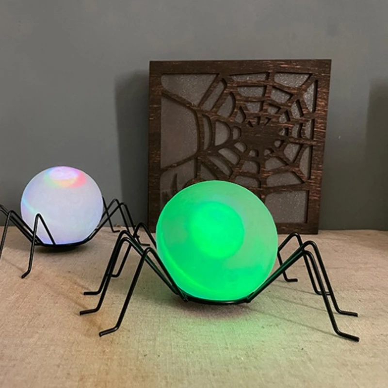 

Светильник-паук, поделки, Хэллоуин светодиодный светодиодные светильники, украшения, двор, сад, газон, праздник вечерние вечеринка, для дома...