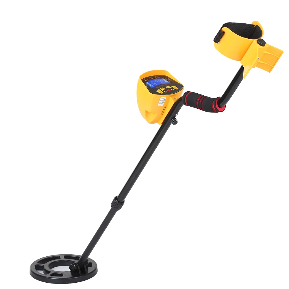 Yellow KKMOON MD3010II Профессиональный металлоискатель высокой чувствительности подземный металлоискатель Золотой Охотник за сокровищами металлический искатель - Цвет: Yellow