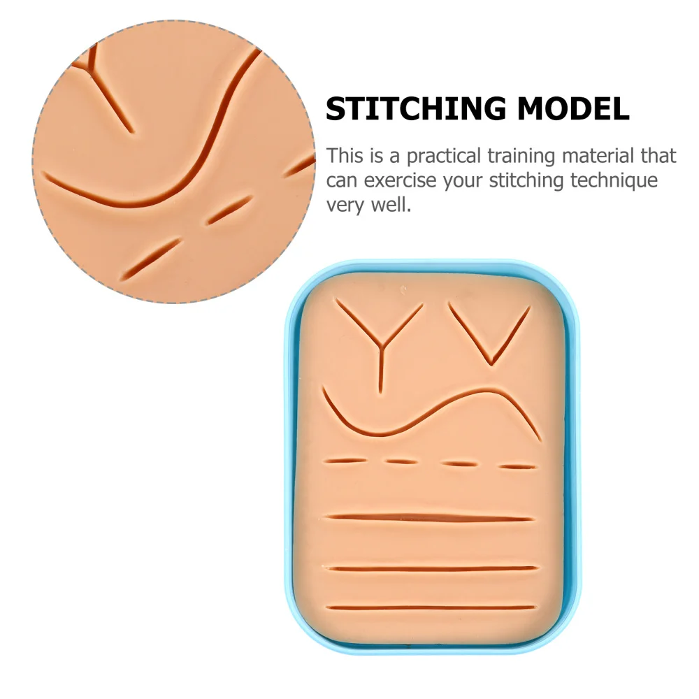 

Silicone Simulation Human Skin Suture Material Training Module for Student