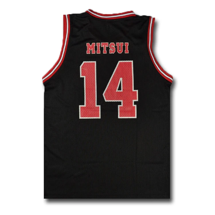 Школьный Топ Slam Dunk Shohoku № 14 Mitsui Hisashi майка для косплея Джерси баскетбола SD |