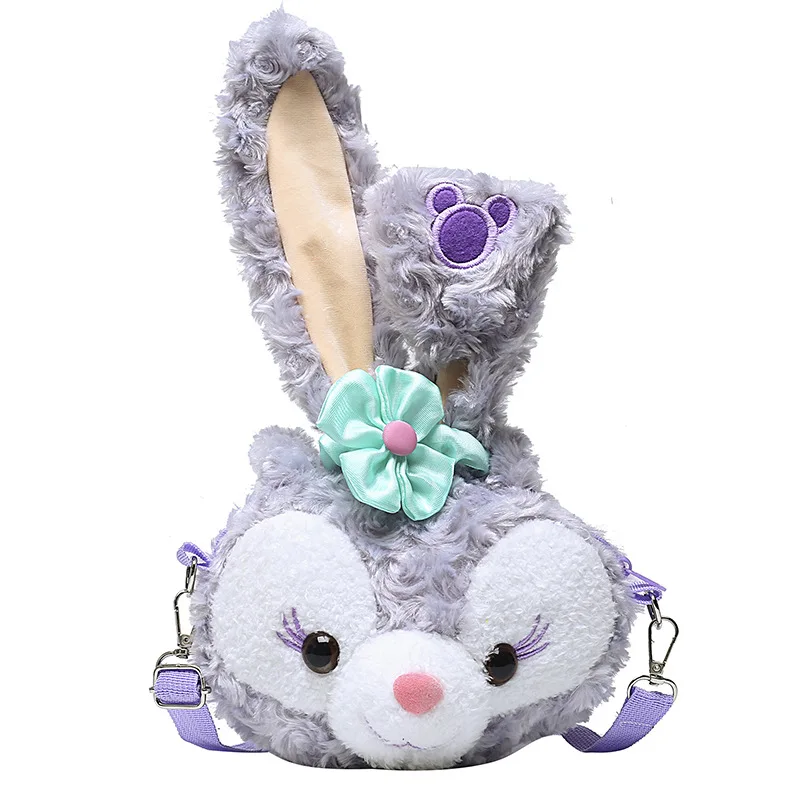 

Cartoon rabbit doll plush bag new personality cartoon backpack female cute student one-shoulder messenger bag