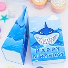 Подарочный пакет для вечевечерние НКИ в виде акулы, коробка для подарков на день рождения, конфетные пакеты для детей, конфетные пакеты с акулами, тематические конфетные коробки