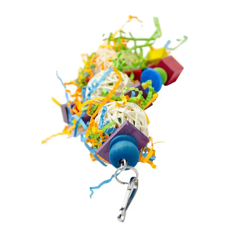 

Bird Chewing Toys Parrot Shredder Toy Shred Foraging Hanging Cage Toy
