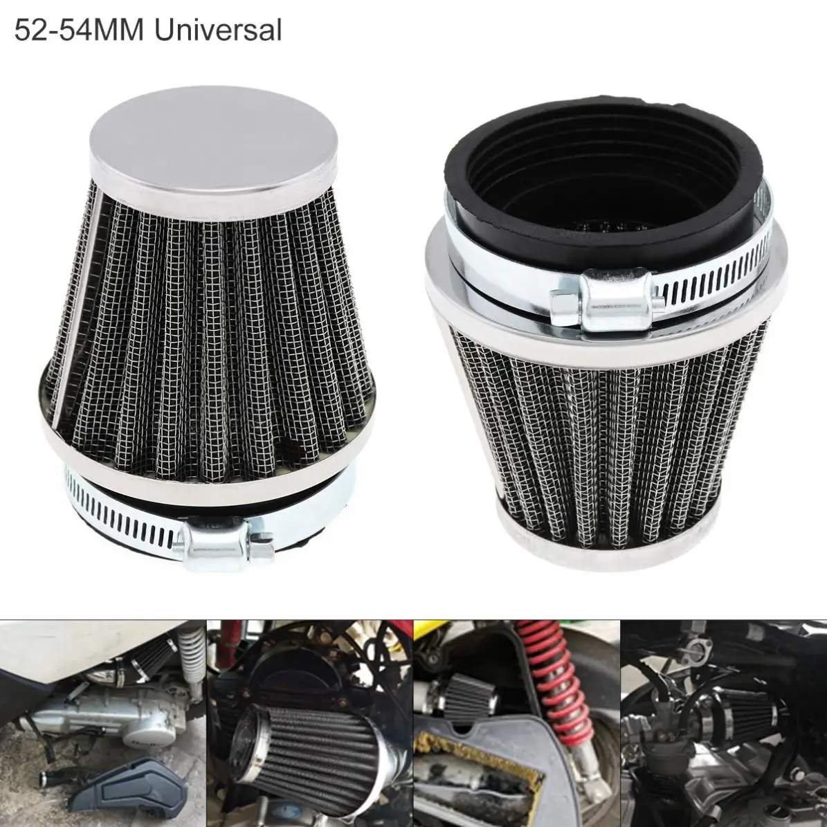 

54mm Universal Motorbike Motorcycle Air Filter Large Displacement Mushroom Head Air Filter