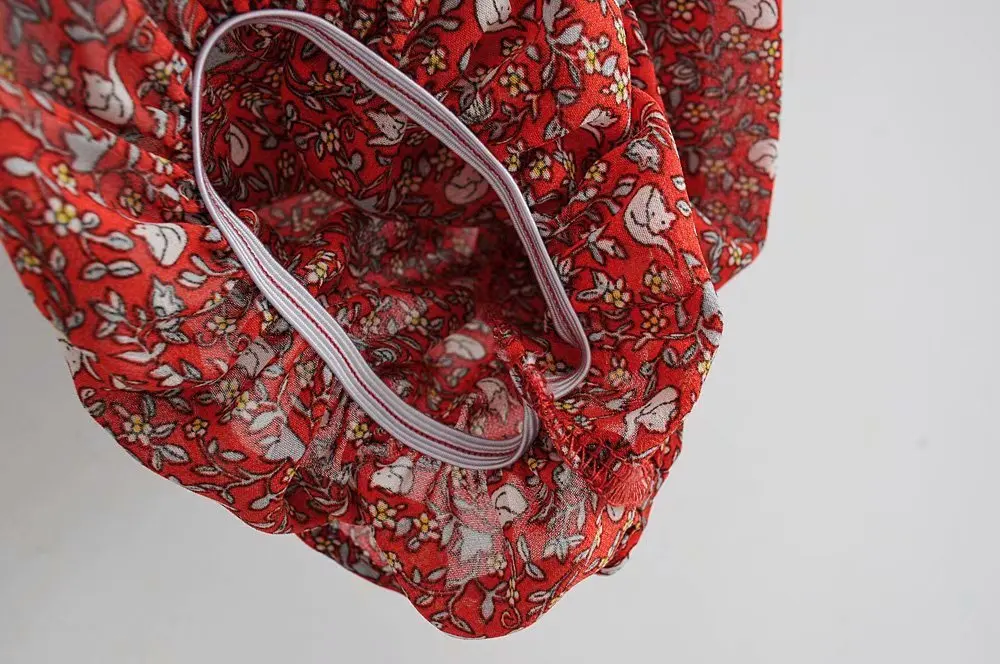 2019 Женские винтажные повседневные короткие блузки с v образным вырезом и