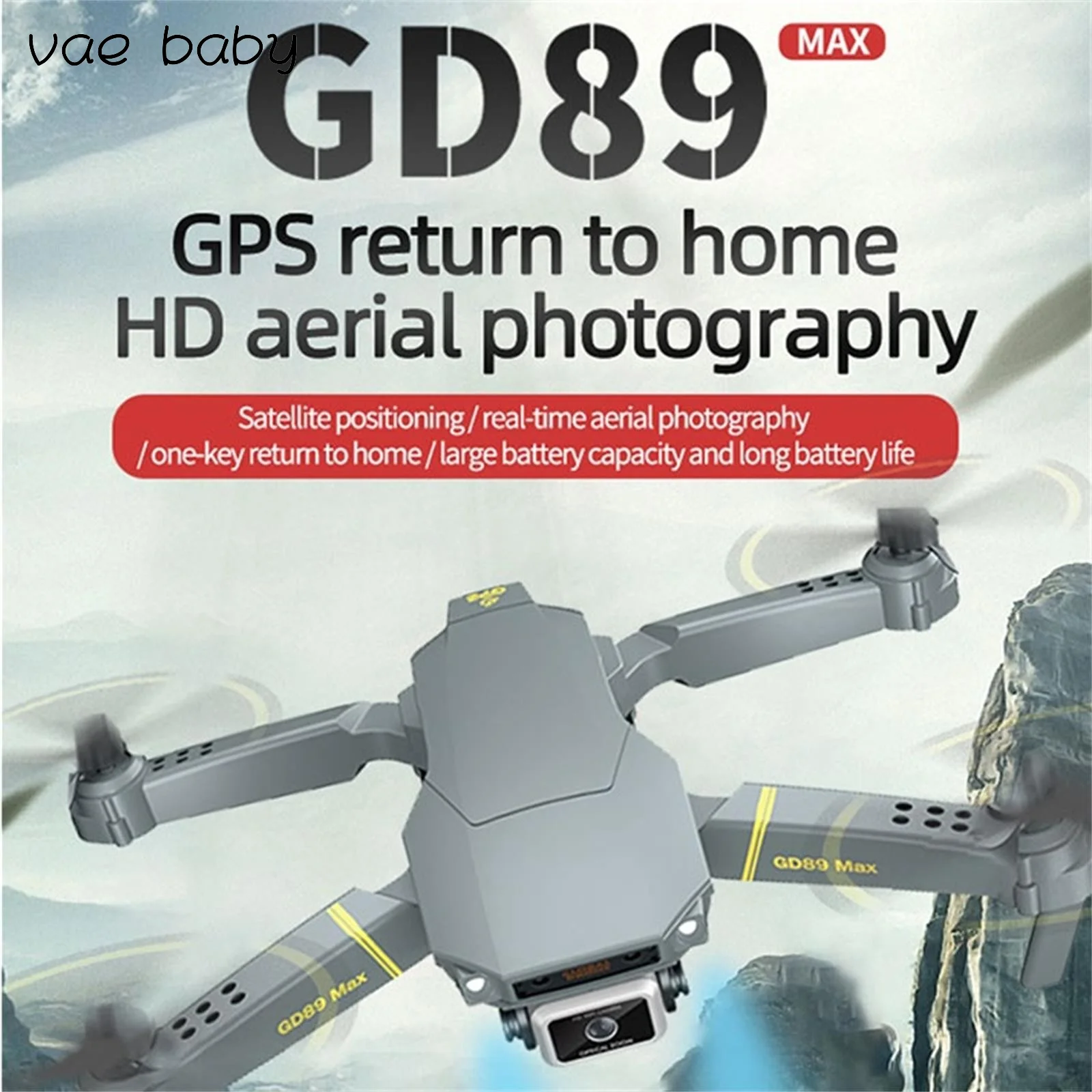 

Дрон-Квадрокоптер GD89Max, 6K HD, Wi-Fi, FPV, с камерой