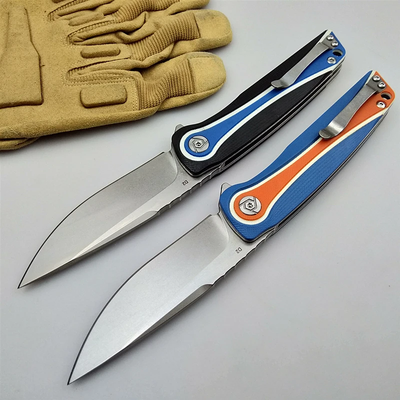 Складной нож D2 blade CH3511 тактические походные карманные ножи охотничьи выживания Флиппер G10 наружные кухонные фрукты EDC ручные инструменты