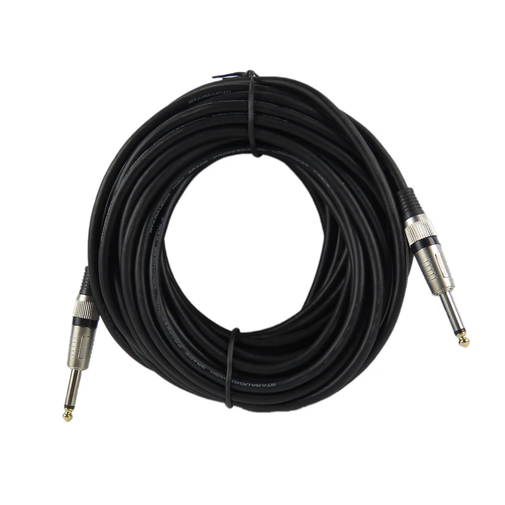 STARAUDIO 50 футов 1/4 &quot6 35 мм папа до 1/4&quot 6 мужской инструмент гитара аудио динамик