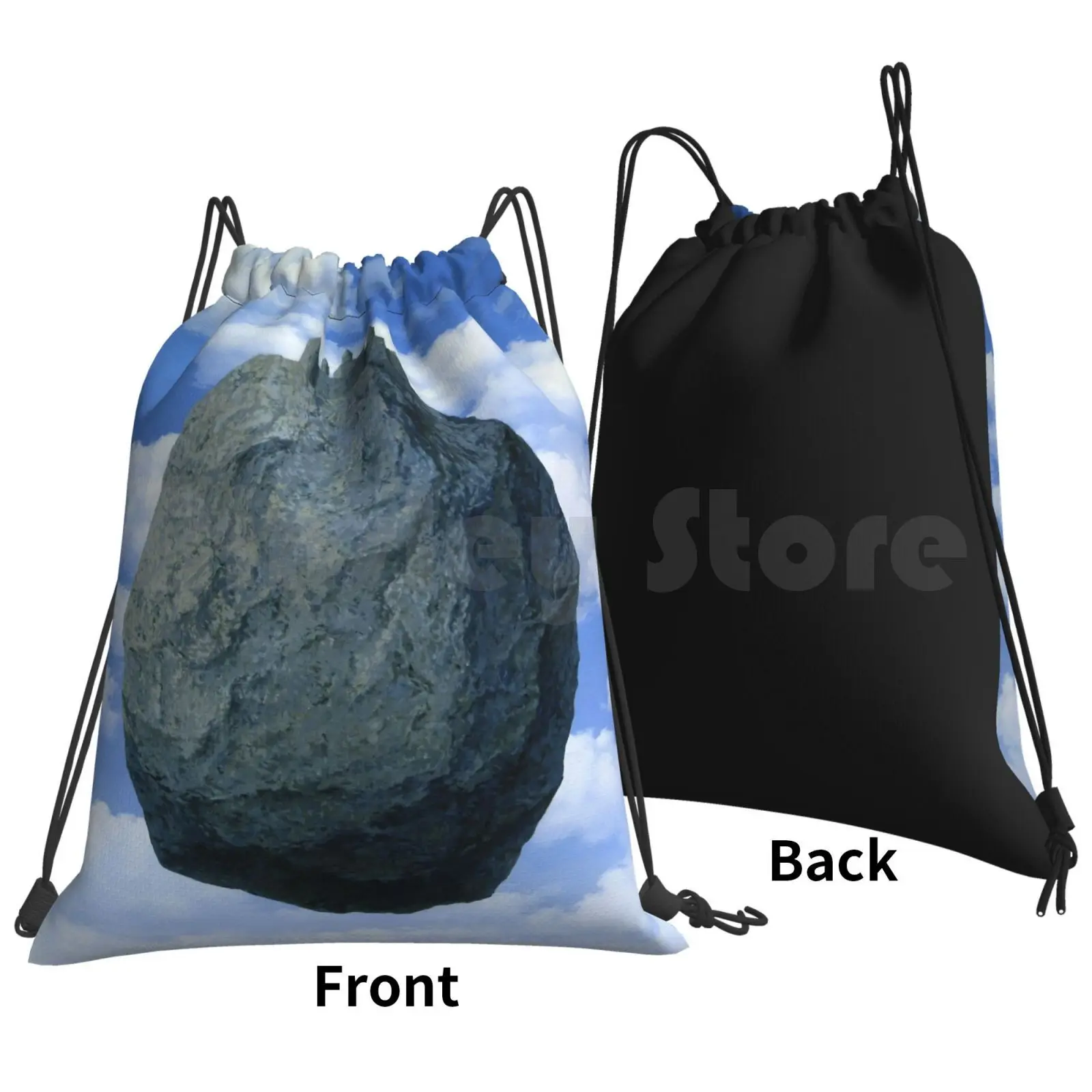 The Castle Of Пиренеи (Le Chateau De Пиренеи)-Rene Magritte рюкзак сумка с Кулиской Gym Bag Waterproof | Багаж