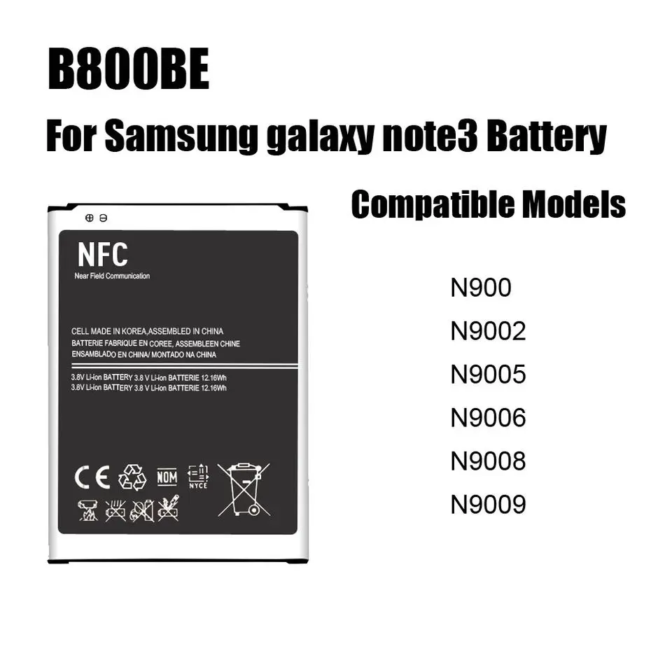 PINZHENG Батарея для samsung Galaxy S4 S5 S6 Note 3 Note 4 Батарея B800BE B600BC EB-BN910BBE EB-BG900BBC EB-BG920ABE батареи
