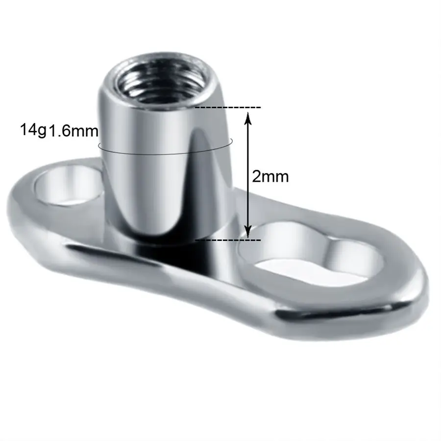 Набор для пирсинга кожи из титана 10 шт./лот шт.