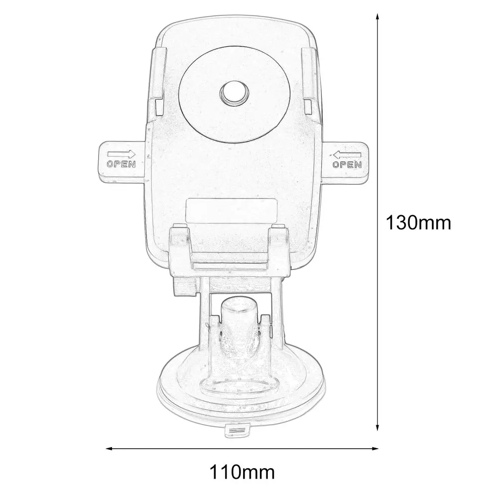 

Universal Rotatable Strong Suction Mobile Phone Stand Holder Desktop Car Vehicles Cell Phone Racks Accessory