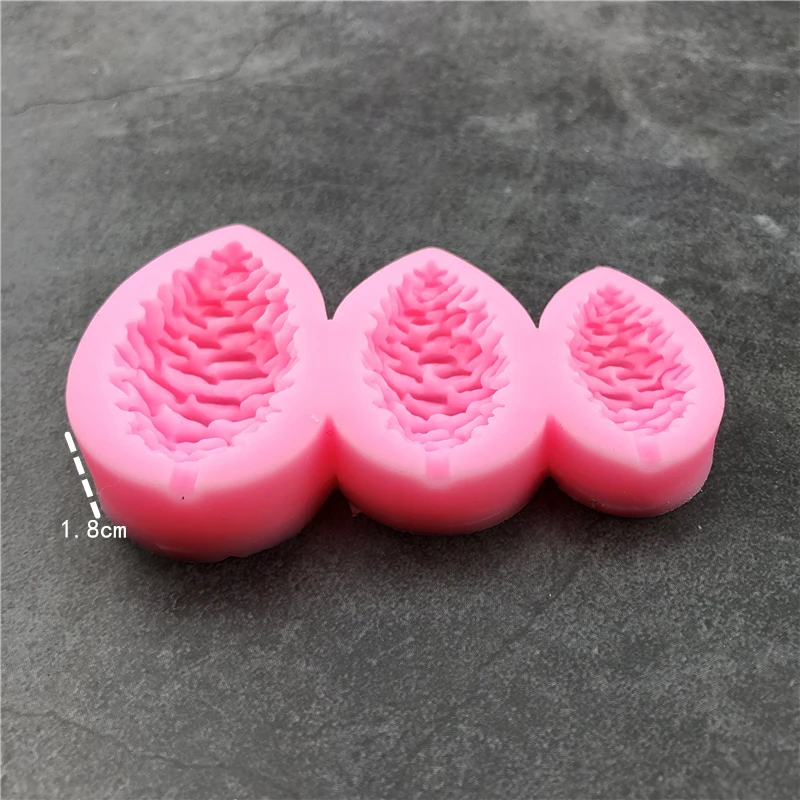 Силиконовые формы в форме шишки Sugarcraft форма для помадки инструменты украшения