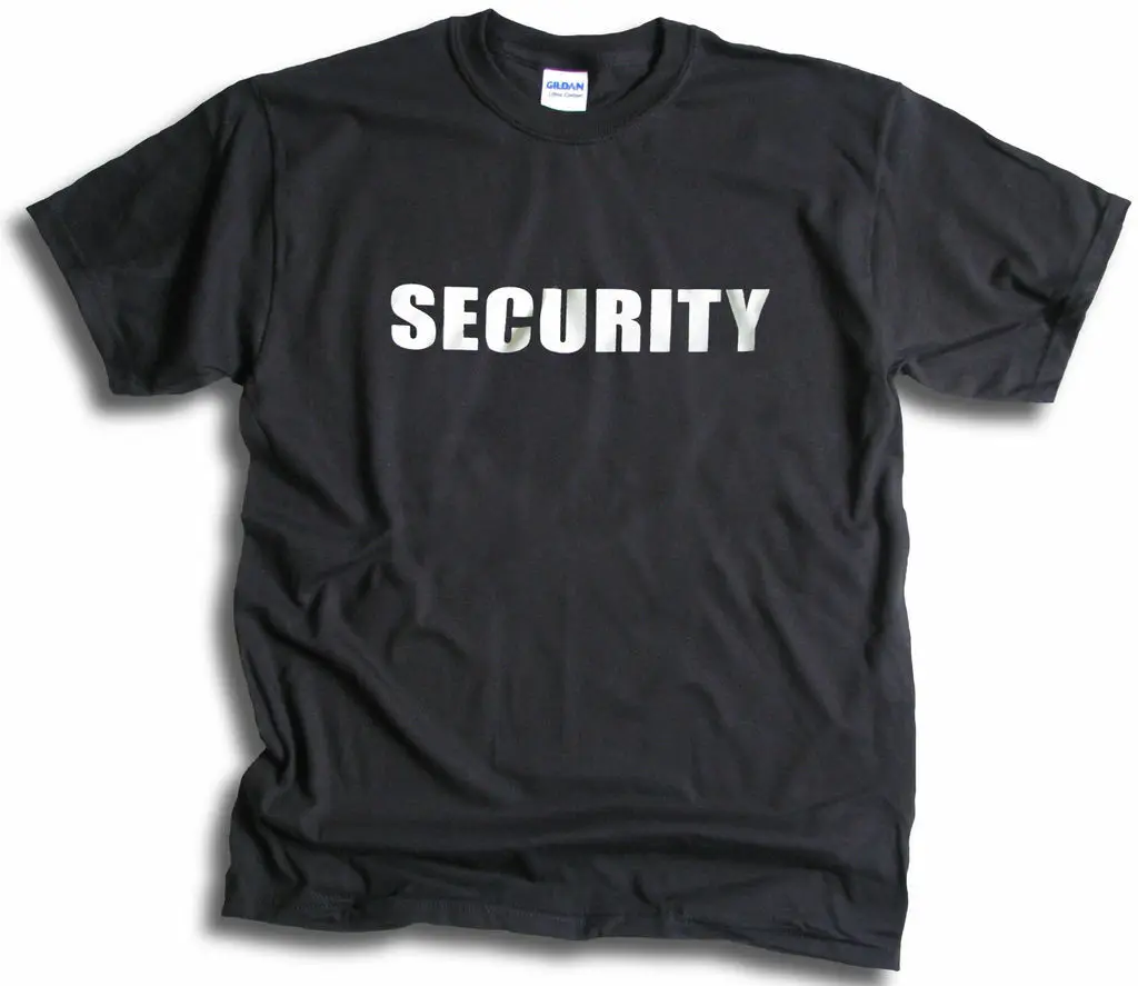 

Security T-Shirt Summer Cotton O-Neck Short Sleeve Men's T Shirt New Size S-3XL