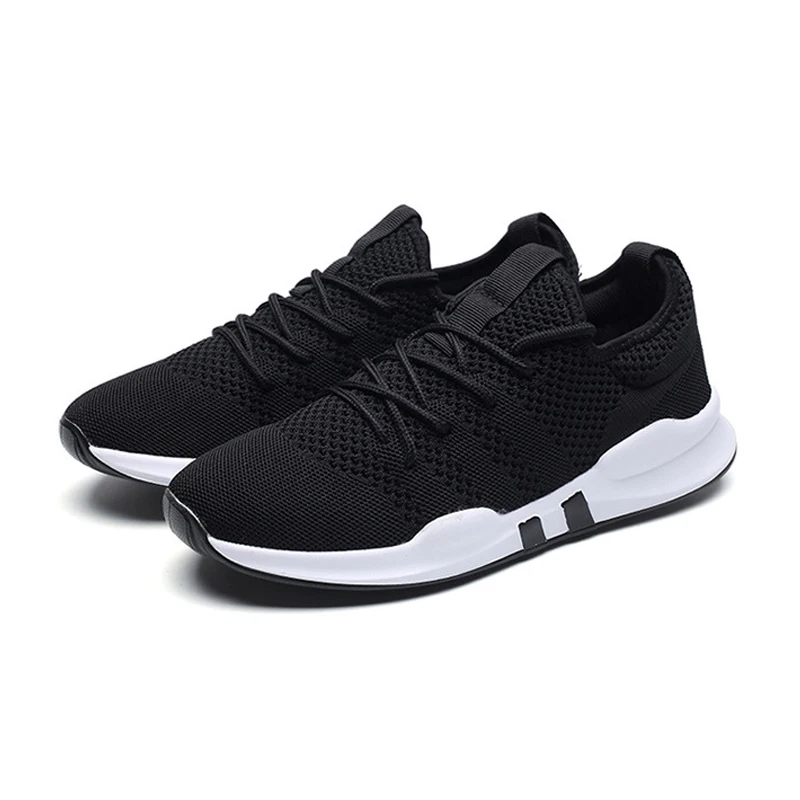 Сезон весна-лето модная мужская повседневная обувь на Плоском Каблуке со