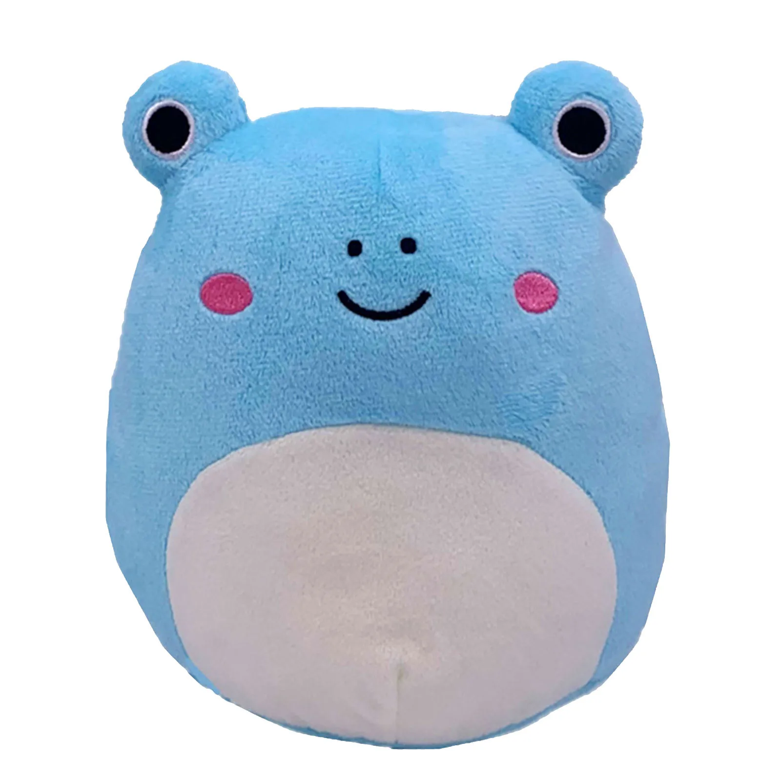 Подушка в виде лягушки Kawaii 3D синяя мягкая поясная подушка плюшевая Набивная