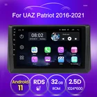 Автомагнитола Tomostrong, 2 + 32 ГБ, Bluetooth, Wi-Fi, GPS-экран, для UAZ Patriot 3 2016 2017 2018 2019 2020 2021 Android 11