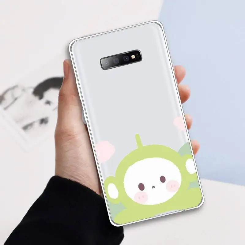 

Cute cartoon Teletubbies Phone Case Transparent for samsung A 21s 50 71 S 8 9 20 20fe note 10 20 ultra plus